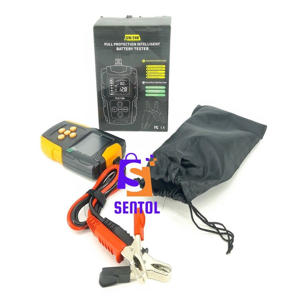 Battery Tester 12V 24V Full Protection Intelligent Battery Tester
