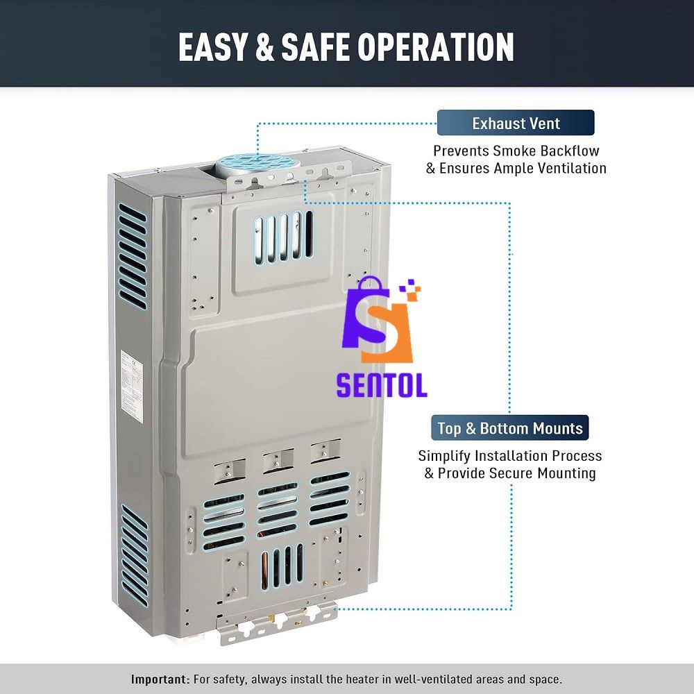 12L Tankless Water Geyser Gas Water Heater