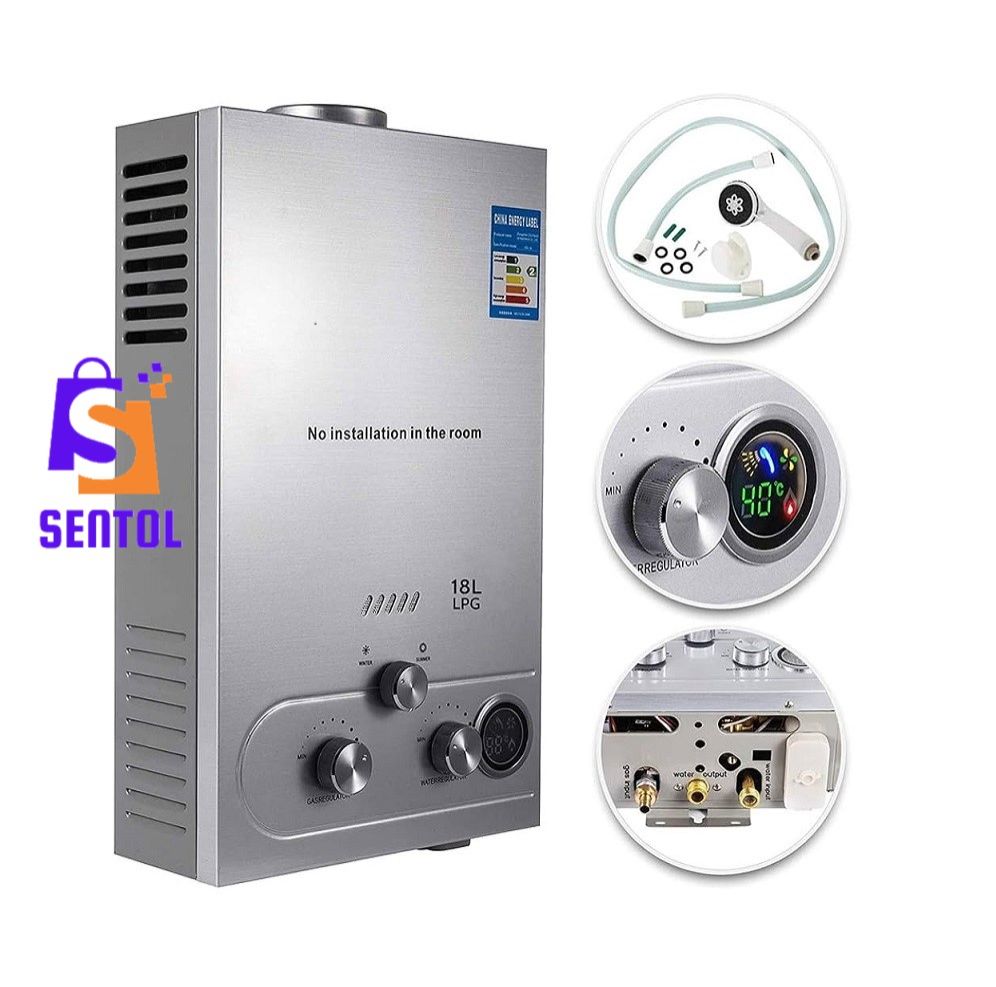18L Tankless Water Geyser LPG Gas Water Heater