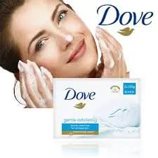 🎯🎈👌MERRILY OFFERS 2pcs Dove Soap Bar Gentle Exfoliating 100 g (Pack of 2)