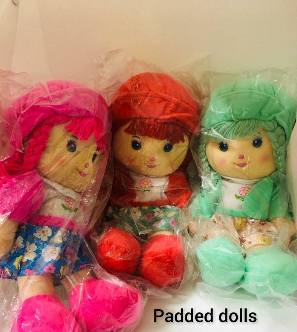 "Soft, snug, and full of charm—our padded dolls are the perfect cuddly companions, crafted for endless hugs and timeless play!"