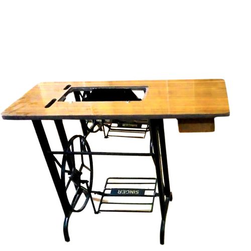Sewing Machine Table & Stand (Treadle Type)
This sewing machine table and stand is a classic, heavy-duty setup designed to support traditional household and tailoring sewing machines. Crafted from hig