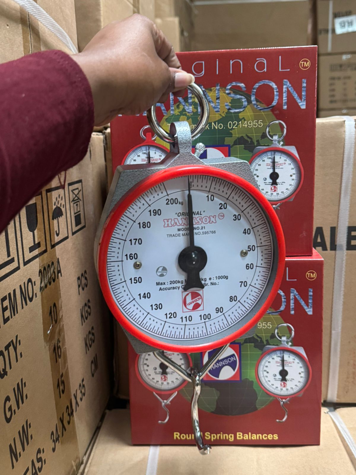Best price for Hanson 200 kg Heavy-Duty Analog Hanging Scale Built ...