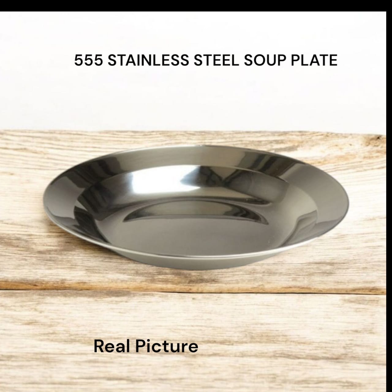 Stainless Steel Soup Plate
✔ Durable stainless steel for everyday use
✔ Lightweight yet strong
✔ Easy to clean & rust-resistant
✔ Ideal for school, home & daily meals

🔹  22cm 
🔹  24cm