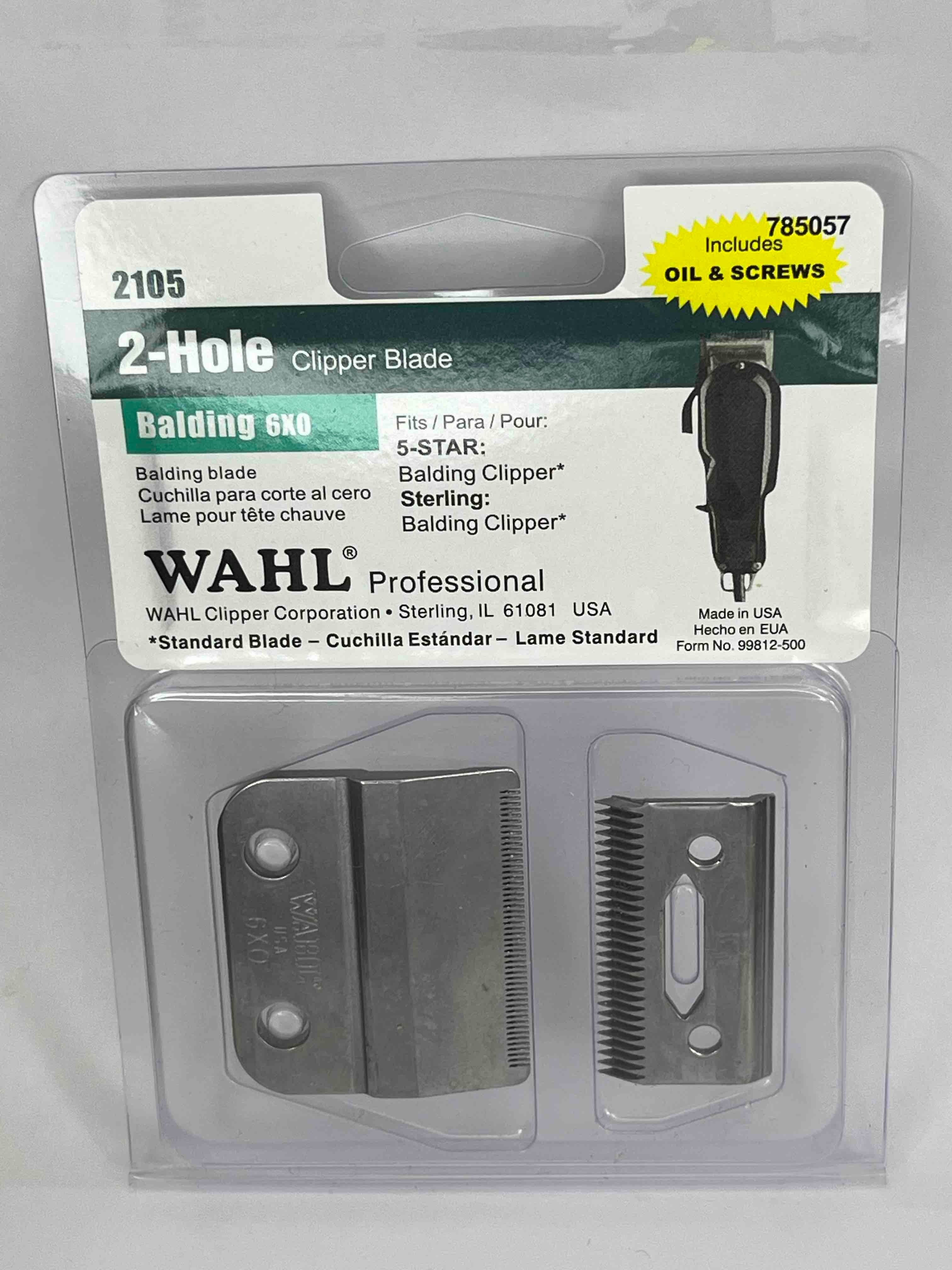 Professional Balding Hole Clipper Blade Set — engineered for barbers who demand precision and performance.
🔪 Ultra-Close Precision Designed as a standard replacement blade for the Wahl 5 Star B