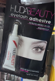 Huda Beauty Eye Waterproof Eyelash Adhesive Glue Dark tone blends with black and brown lashes,dark tone eye lash,eye lash waterproof
