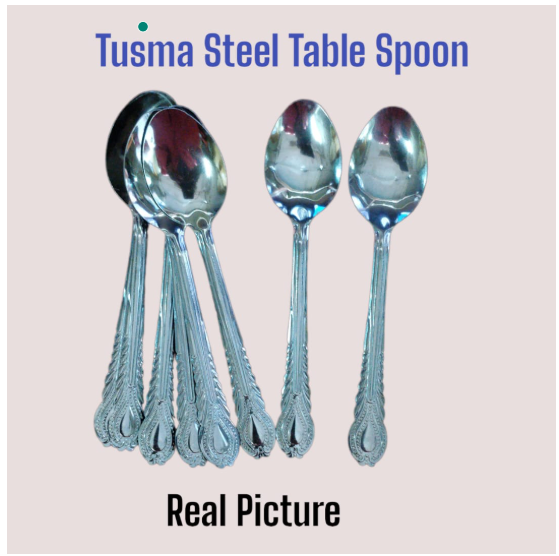 Stainless Steel Dinner Table Spoons 12pcs set
