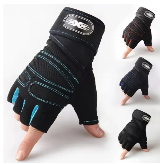 Fitness Gloves Sports Riding Half Finger Gloves Outdoor Hiking Gloves Gym Gloves