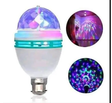 Disco light bulb romantic lights bulb Colorful LED Rotating Disco Light Bulb – Party Light for Home, Clubs, Events & Decorations Energy Saving