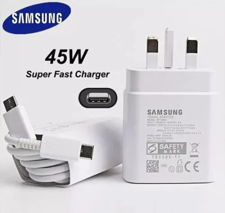 Fast charger type c fast charger adapter type C to type C cable,45 w fast charger samsung charger samsunge fast charger