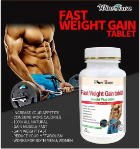 FAST WEIGHT GAIN TABLET SUPPLEMENTS Weight Gainer Herbal Capsules For Both Men And Women. They increase your appetite, gain weight fast, gain muscle fast and reduce your metabolism. Weight gainers