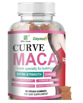Curve Maca Daynee Gummies for Butt & Hips Enlargement Enhances Curves, Boosts Energy, & Balances Hormones. Curve Maca is a natural supplement which Stimulates Curves and Shape Effectively For Women