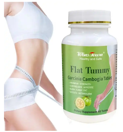 Flat Tummy Tablet With Garcinia Cambogia (800mg) Wins Town Flat Tummy Pills Garcinia Cambogia 60 Capsules Burns Tummy, Suppresses Appetite, and Boosts Metabolism High Quality Effective Flat Tummy tabl