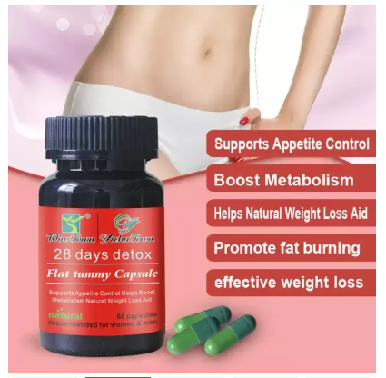 28 DAY Detox Flat Tummy Capsule Herbal Capsule for Body Detoxing, Burning Belly CAPSULES with Organic Green tea Detox and Weight Loss Women Multivitamins  Chewa