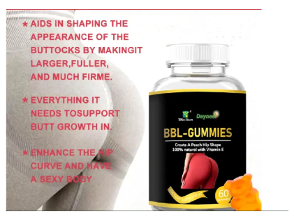 BBL Butt Enhancement Gummy; Butt plump BBL-gummies natural supplement Gluteus gummies Big Butt and Hips gummies, supplement For Smooth Hip Butt Chewable Gummies