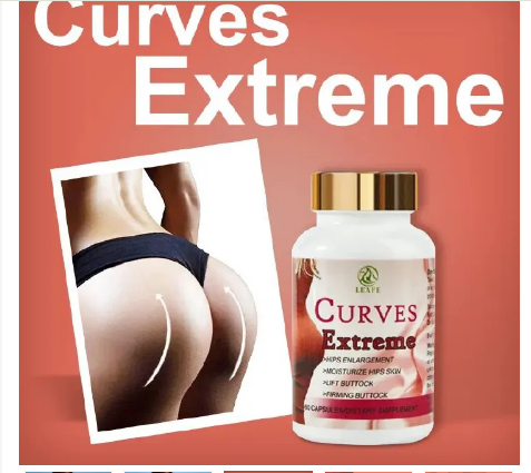 Extreme Curves Big Butt Enlargement capsules Buttock Enhancement; Butt And Hip Enlargement Firming with Maca 60-Capsules Curves Extreme