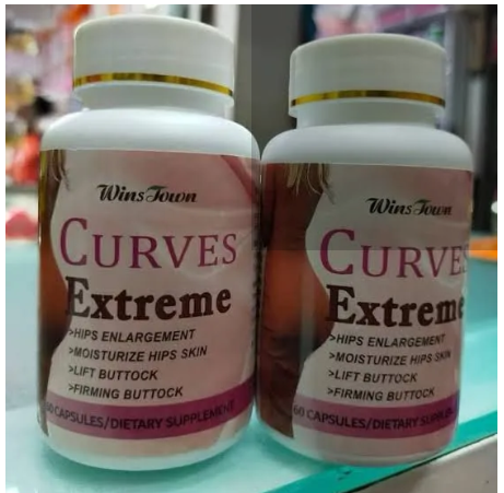 Curves Extreme Butt & Hip Curve Capsules (7500mg) | Herbal Dietary Supplement Hip & Butt Enlargement Curves Extreme Supplement made specialty for Butt/hips Enhancement with MACA ROOT, BLACK MACA