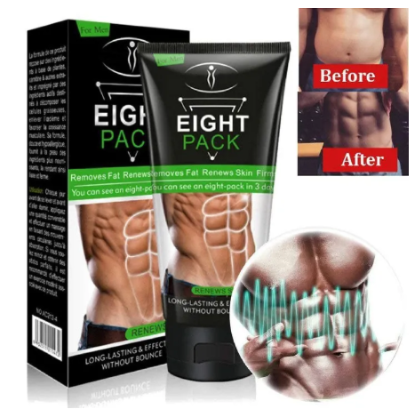 AICHUN BEAUTY Eight Pack For Men Strong Waist Manly Torso Smooth Lines Press Fitness Belly Burning Muscle Fat Remove Renews Skin Weight Loss Slimming Cream. Eight Pack Firms the skin Burns body fat.