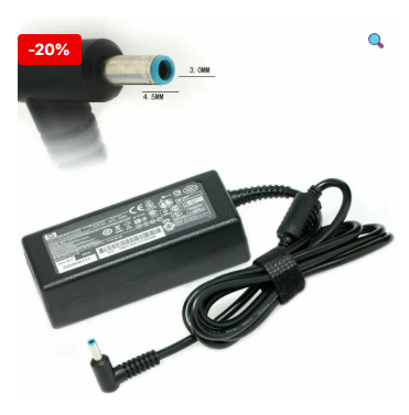 HP Laptop Adapter Charger,19.5V 65W Bluepin 3.33A Power DC 4.5x3.0mm provides steadfast and efficient Power Supply. Also makes it compatible with a variety of devices with a compatible connector