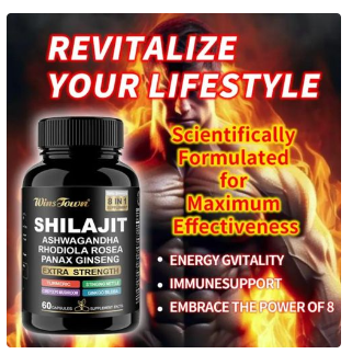 Shilajit-8-in-1-supplements With Ashwagandha Rhodiola Rosea And Panax Ginseng For Extra Strength Promote Brain Health Boost Energy Vitality And Support Overall Health