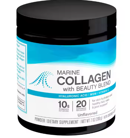 NEOCELL MARINE COLLAGEN With Beauty Blend HYALURONIC ACID /MSM/ VITAMIN C For skin hydration and healthy hair, nails and joint support