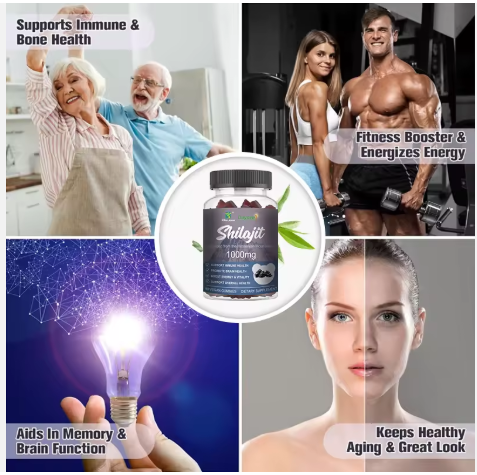 Shilajit Gummies Women and Men Immune Booster Herb, Promote Brain Health, Boost Energy & Support Overall Health Gummy Winstown SHILAJIT Gummies sourced from the Himalayan Mountains