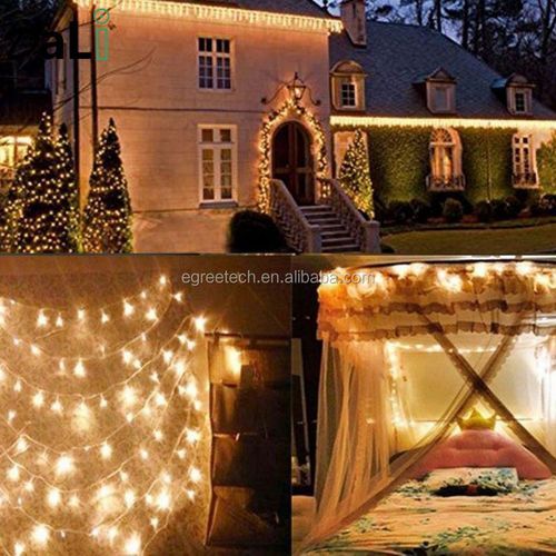Christmas Xmas String Lights Outdoor 10M LED Waterproof Fairy Wedding/Party Warm White New | Waterproof LED Fairy Lights for Outdoor & Indoor Christmas, Weddings, Birthdays & Parties. Energy-efficient