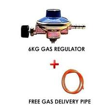 Digital Kitchen Cooking Appliances Accessories High Pressure Gas Regulator for Cooking Gas Cylinder 6kg + FREE 1M Delivery Hose Pipe & Safety Clips