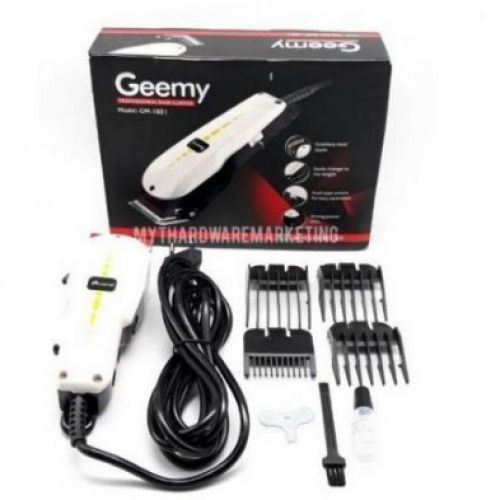 Geemy Professional Hair Clipper Shaving Machine for Men, Cordless Electric Hair Trimmer with Adjustable Guide Combs, Powerful Motor for Smooth Barber Cut, Rechargeable Grooming Kit