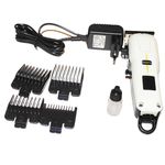 Geemy Electric Rechargeable Barber Hair Clipper Shaving Machine with Adjustable Blade, USB Charging, Cordless Hair Trimmer for Men, Professional Haircut Kit