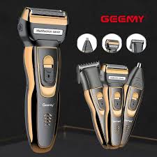 Geemy Affordable Rechargeable 3-in-1 Barber Shaving Machine for Kinyozi Business – Smooth Hair Trimmer, Shaver, and Beard Groomer