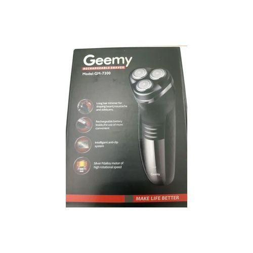 Geemy Professional Rechargeable Beard Trimmer and Smoother – Precision Hair Clipper for Men, Cordless Grooming Kit with Adjustable Comb, LED Display, USB Charging, Quiet Motor for Beard, Mustache & Si