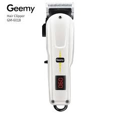 Geemy Smart Hair & Beard Trimmer Electric Hair Cut Machine Cordless Trimmer for Men Rechargeable Hair Clippers Set Professional Barber With Indicator for Kinyozi & Home Use