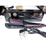 Nunix Hair Straightener With Adjustable Temperature Ceramic Plates for Smooth Styling, Fast Heat Up, Anti Frizz Control for Natural, Relaxed and Treated Hair