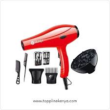 Nunix Saloon Blow Dry Hair Dryer – Professional Salon Hair Dryer with 2 Heat & Speed Settings, Cool Shot, Concentrator Nozzle, 1800W Fast Drying, Lightweight Ergonomic Design for Home & Salon Use