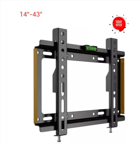 STRONG TV Wall Mount TV Stand 14″-43″ Plasma wall bracket Steel Material Fixed Solid Wall mount suitable for 14 inch to 43 inch Tv, load capacity of 25kg