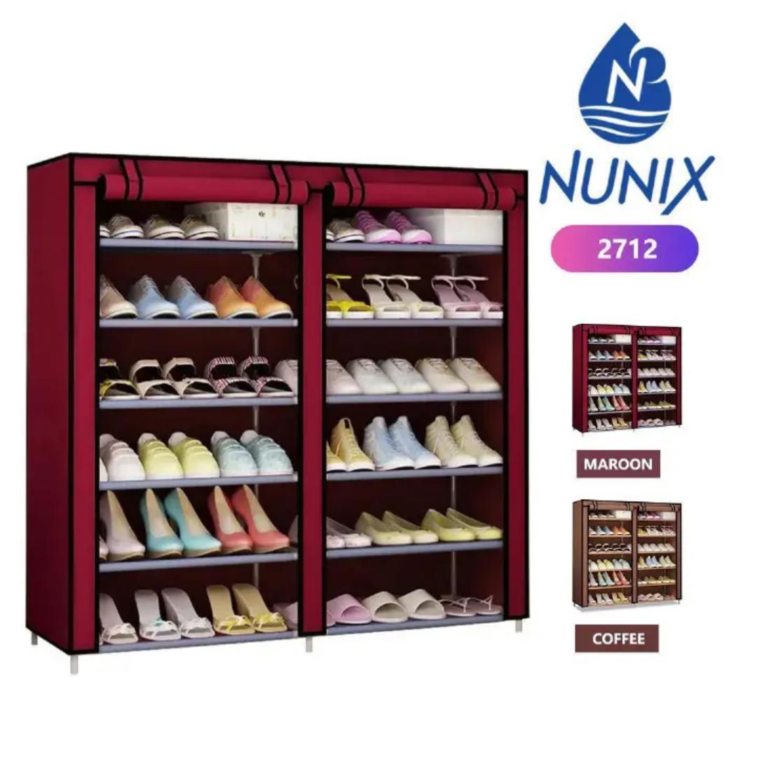 [🔥NEW LIMITED OFFER 🤩🤩✨ !!! ] 1 Pc Classy Brand New Very High Quality Stylish and Luxurious 5×2 tier Shoe storage rack with cloth cover at Affordable Price .Desiring To Serve The Best Experience🔥