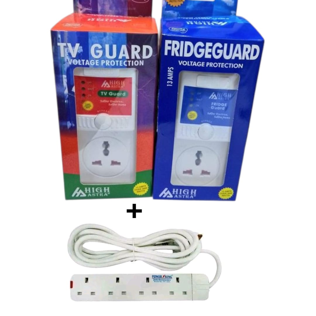 Tv guard + 4 way Power Extension