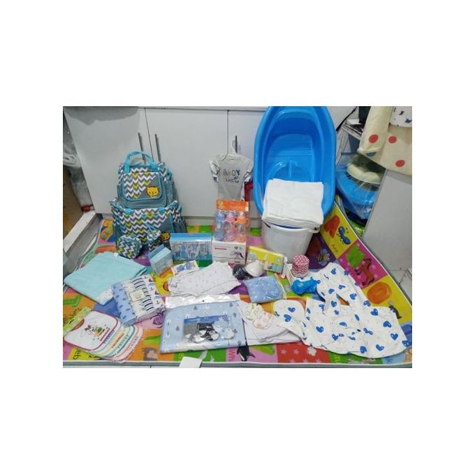 Comprehensive Generic Ideal Newborn Baby Package – 27 Essential Items for Baby Girls and Boys, Featuring Premium Comfort, Care, and Convenience for New Parents!