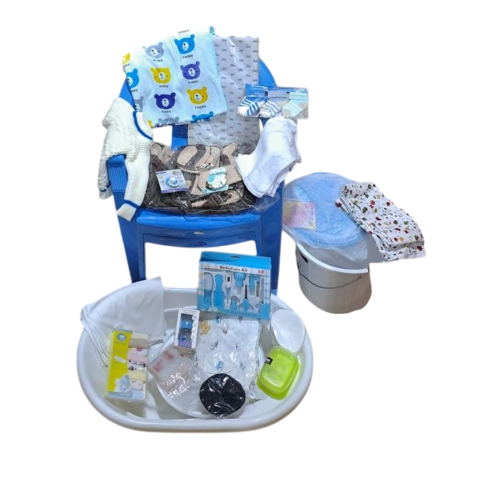 Comprehensive Generic Ideal Newborn Baby Package – 27 Essential Items for Baby Girls and Boys, Featuring Premium Comfort, Care, and Convenience for New Parents!