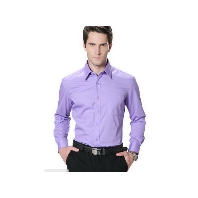 Fashionable 6-Pack Men’s Pure Cotton Long-Sleeve Button-Up Slim Fit Shirts – Official & Casual Wear, Comfortable and Stylish