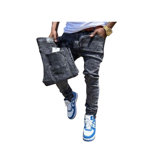 "Men’s Plain Denim Jeans – Classic Blue, Black & Grey Stretch Slim Fit Jeans for Everyday Casual & Semi-Formal Wear – Comfortable, Durable, and Versatile Pants with Timeless Style"