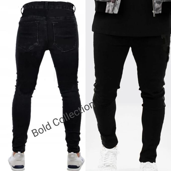 "Men’s Plain Denim Jeans – Classic Blue, Black & Grey Stretch Slim Fit Jeans for Everyday Casual & Semi-Formal Wear – Comfortable, Durable, and Versatile Pants with Timeless Style"