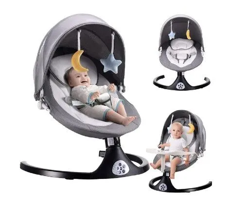 Ingenuity ConvertMe 2-in-1 Portable Baby Swing & Infant Seat – Compact, Travel-Friendly, Soothing Vibrations, and Nature Sounds for Happy, Calm Babies Anywhere!"