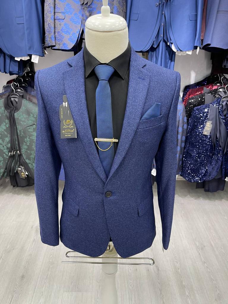 Official Men’s Blazer – Two-Cut, Single-Button Formal Suit Jacket – Stylish Slim Fit Office Wear Coat for Business, Weddings, and Formal Events – Premium Fabric with Modern Tailored Design