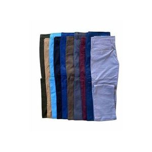 " 5 Men's Slim Fit Trousers in Soft Khaki – Versatile Tailored Pants for Office & Casual Wear | Comfortable, Modern Look with All-Day Wearability"