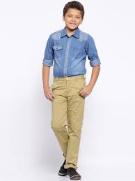 "Kids' Classic Khaki Trousers – Comfortable Everyday Wear for Boys & Girls | Durable, Stylish, and Perfect for School or Play"