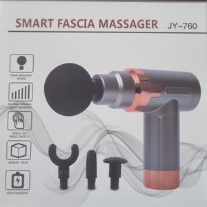 "Rechargeable Physiotherapy Massage Gun with 4 Interchangeable Heads & 6 Speed Settings – Deep Tissue Muscle Massager for Pain Relief, Recovery & Relaxation | Ideal for Athletes, Office Workers & Fitn