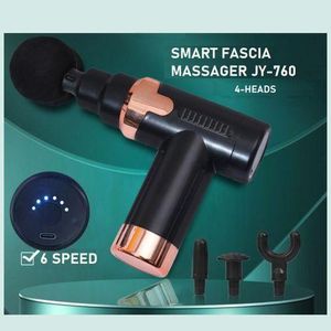 "Rechargeable Physiotherapy Massage Gun with 4 Interchangeable Heads & 6 Speed Settings – Deep Tissue Muscle Massager for Pain Relief, Recovery & Relaxation | Ideal for Athletes, Office Workers & Fitn