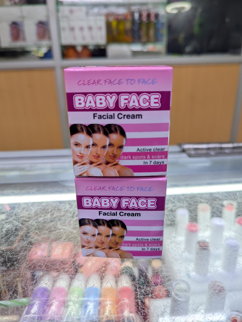 Baby Face CLEAR FACE TO FACE FACIAL CREAM clears dark spots and scars 30g